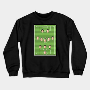 Football Formation 3-5-2 Crewneck Sweatshirt